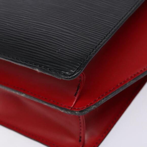 LOUIS VUITTON Epi Bicolor Varenne Hand Bag Black Red M52387 - Picture 15 of 16
